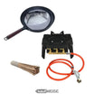 Grill Guru Double Easy Asia Wok Burner Set (9 kW) – Professional Gas Cooker with Wok & Bamboo Cleaner