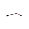 Charging socket with cable for hoverboard and e-scooter | Round DC socket, 2-pin | 15.5 cm, without nut