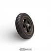 Genuine Segway-Ninebot Front Wheel Fork Set (F-Series) | Includes 9" Flat Free Tire & Rim | Puncture-proof | F20 F30 F40