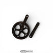 Prowheel crankset (170mm) for Knaap AMS & RTD | Cold-forged | Aluminum crank arms | Black