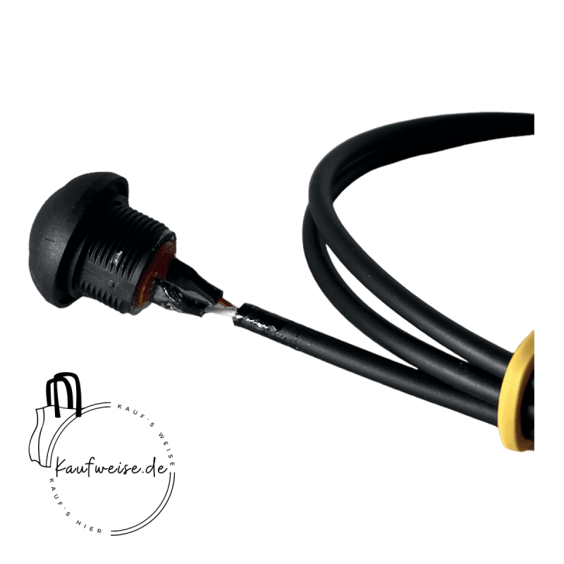 Schwarzer Druckknopf-Schalter mit Kabel für Vanmoof Original Boost S3- und X3-Modelle