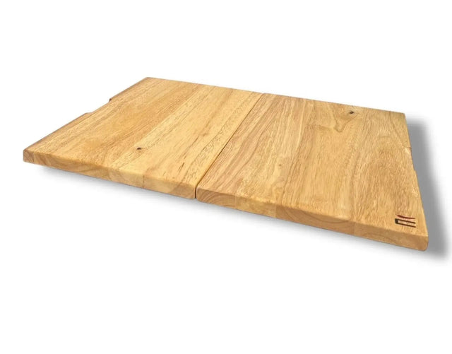 This foldable cutting board made of teak wood has changed my kitchen
