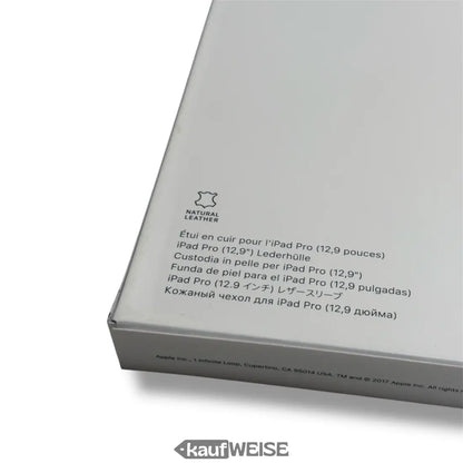 Natürliche Lederhülle für Apple iPad Pro 12,9 Zoll