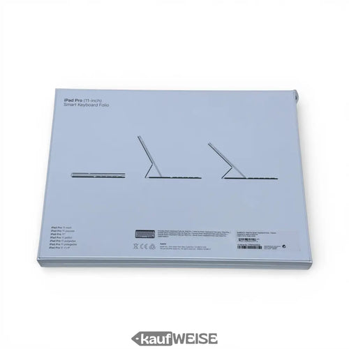 Silbernes iPad Pro 11-Zoll Smart Keyboard Folio Verpackung, AZERTY-Layout