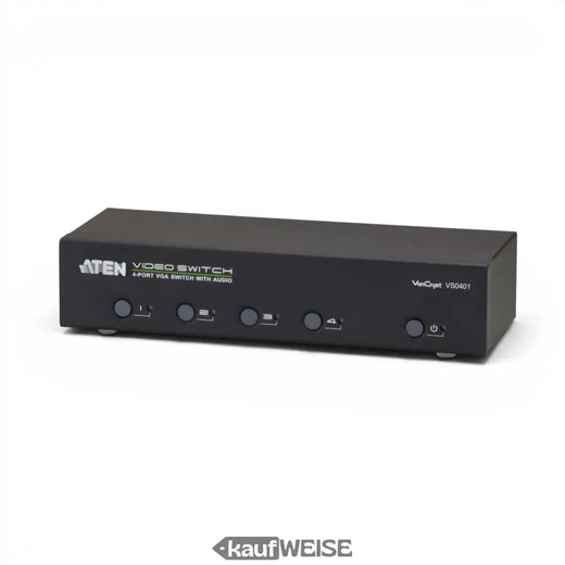ATEN VS0401 4-Port VGA Switch with Audio and RS-232