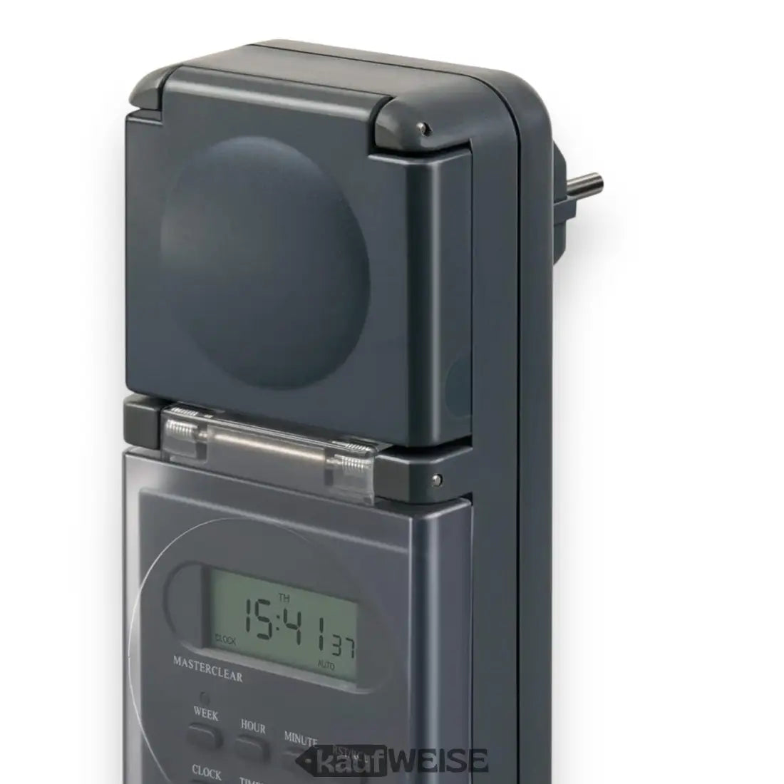 Digitaler Timer mit Schutzhaube für Außenbereich und Kindersicherung