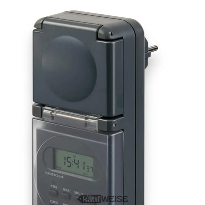 Digitaler Timer mit Schutzhaube für Außenbereich und Kindersicherung