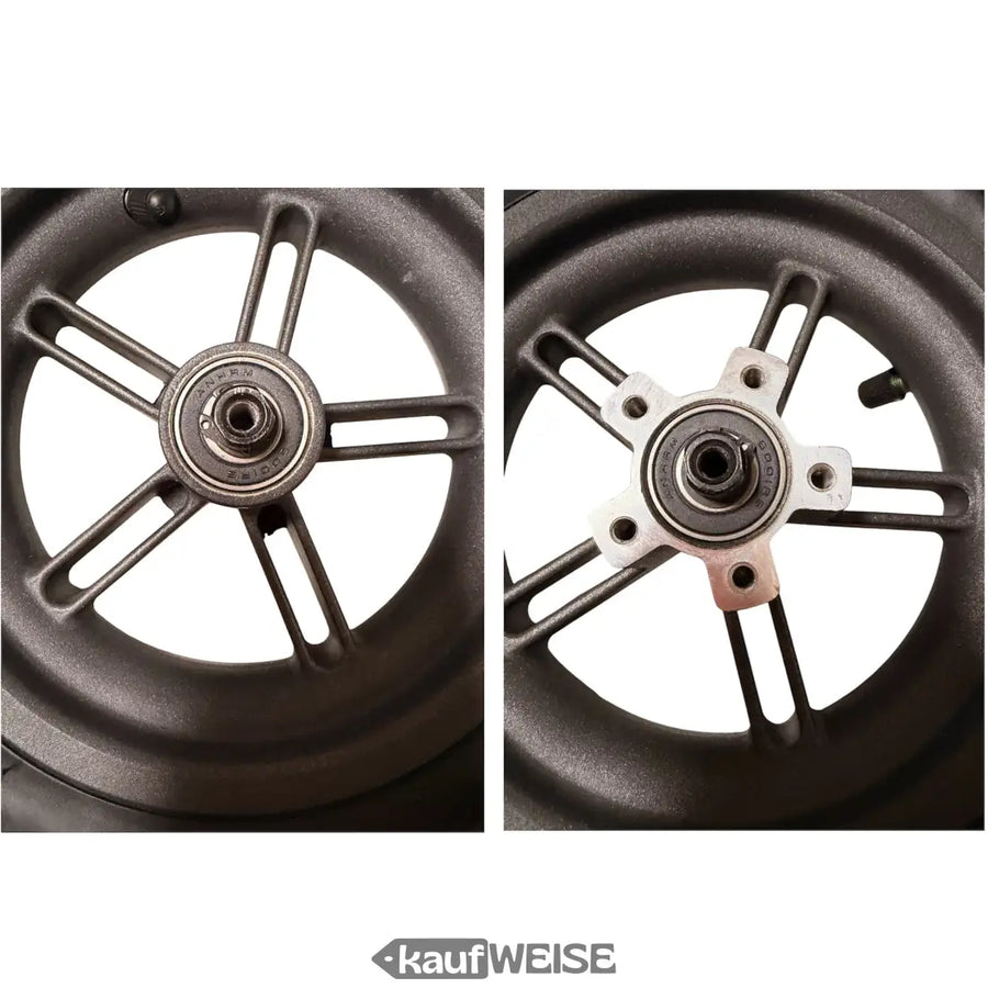 The precision-made rim guarantees perfect true running and high stability, even at the maximum load of 75 kg.