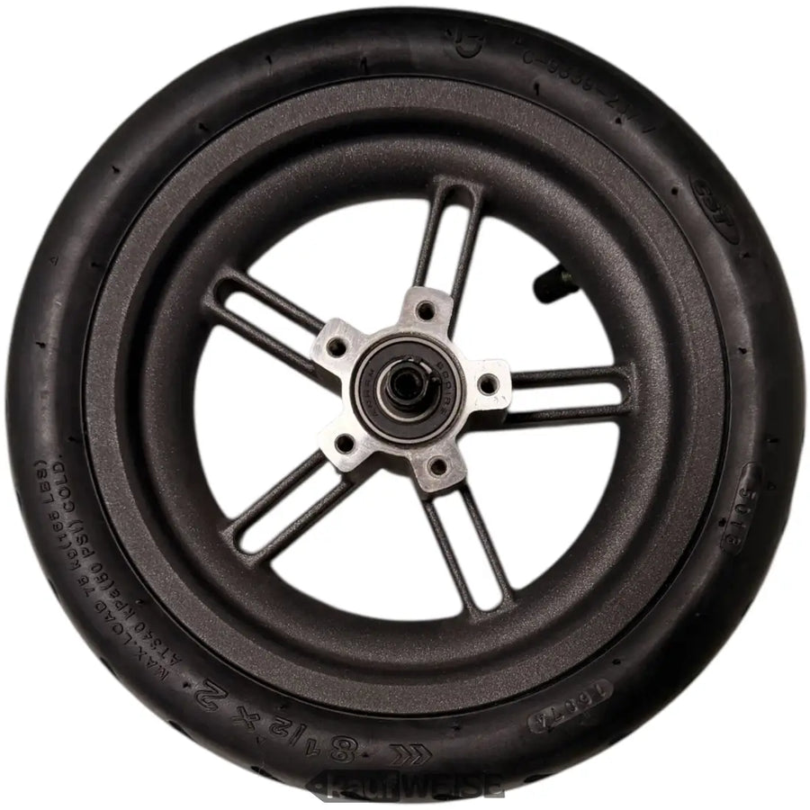 Save yourself the tedious job of fitting tubes and tires. This wheel comes fully assembled and only needs to be mounted on the axle.