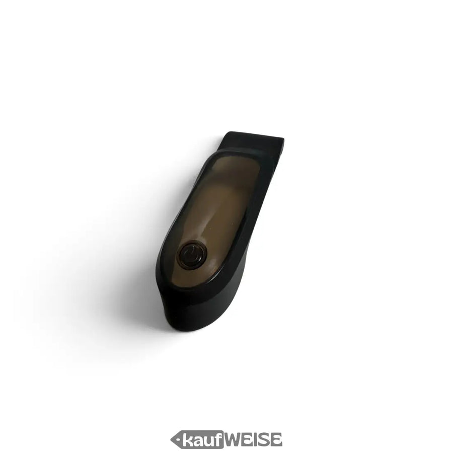Dashboard Abdeckung für Segway-Ninebot F-Serie, schwarz, schräg von oben mit Sichtfenster und Ein/Aus-Taster