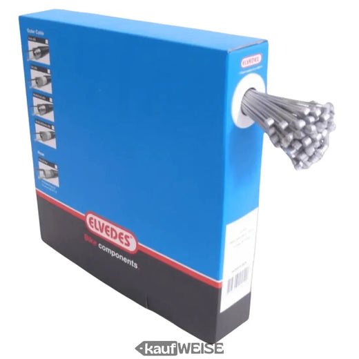 Elvedes Stainless Steel Inner Brake Cable | 2000mm x 1.5mm (100 pieces per workshop box) | T-Nipple | Rustproof