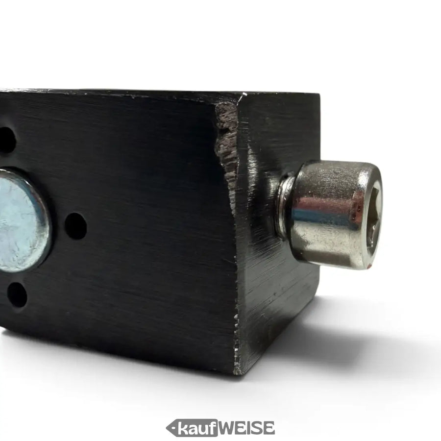 Black anodised, durable