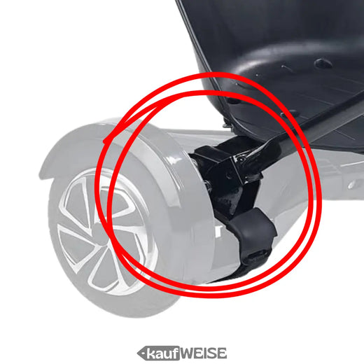 Hoverkart Joint Mount Heavy Duty | Steering Lever Mount for 6.5", 8", 10" Wheels | Black | M10 Mount