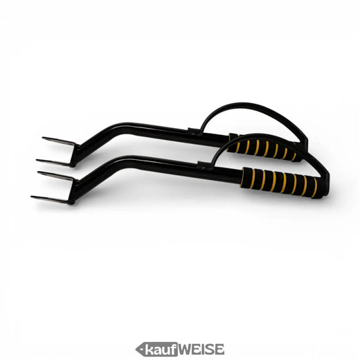 Hoverkart Steering Lever Set (2 pcs.) | 42cm Metal Steering Rods | Black/Yellow Padded