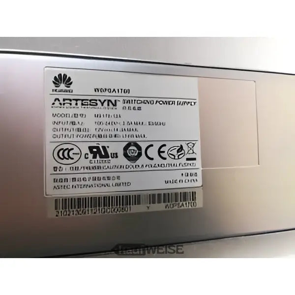 Huawei W0PSA1701 170W Netzteil mit silbernem Gehäuse und schwarzem Label