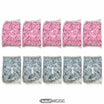 Confetti for baby showers and gender reveals | Paper, 100 g bag | Pink, light blue or mix, 1, 2 or 5 kg