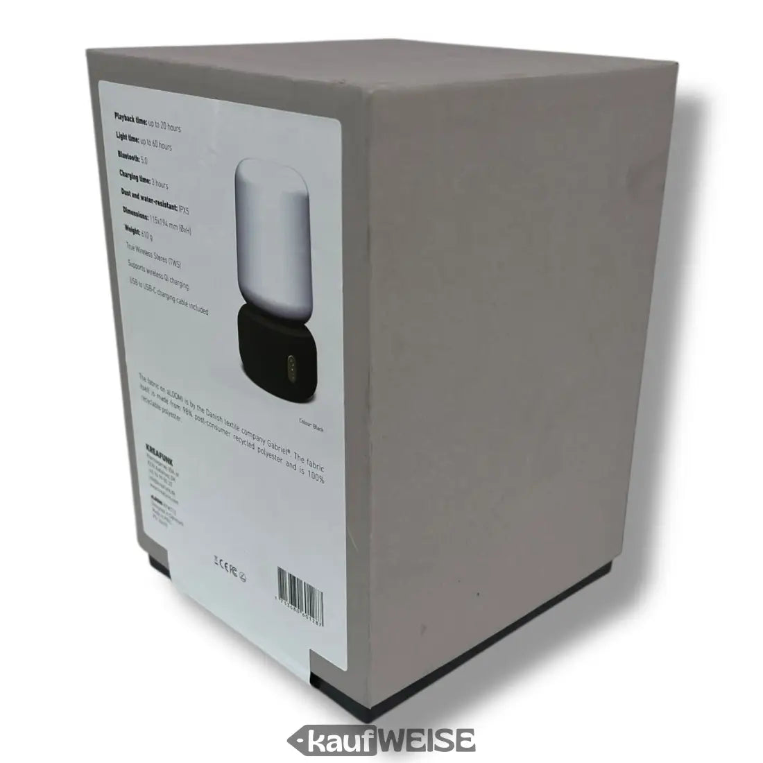 Samsung Galaxy S20 Smartphone-Box im Kreafunk aLOOMI Lautsprecher & Lampe