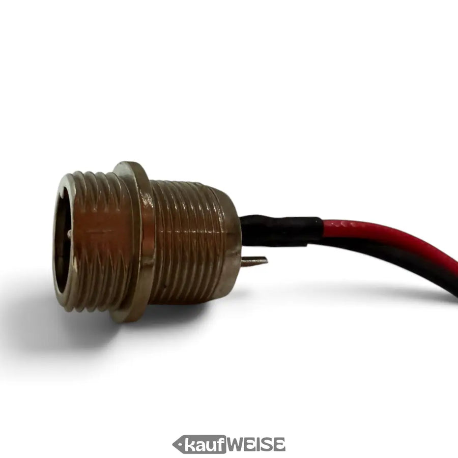 Metal housing with a 12 mm thread