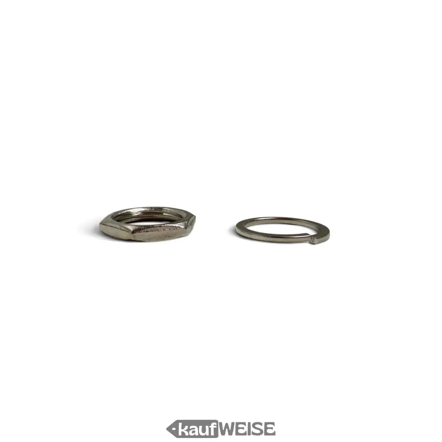 Nut and ring included