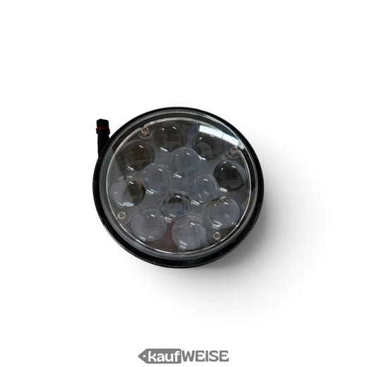 Round LED Headlight, 12 LEDs, 2-Pin Connector, approx. 15 cm, for E-Scooters and Electric Choppers