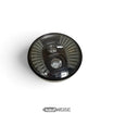 Round LED Headlight with Dual Lens | E24 Street Legal Approval | approx. 14 cm | For Motorcycle, Trike, Quad and E-Scooter