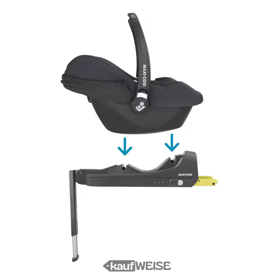 Schwarzer Maxi-Cosi CabrioFix i-Size ISOFIX Basis mit verstellbarem Griff