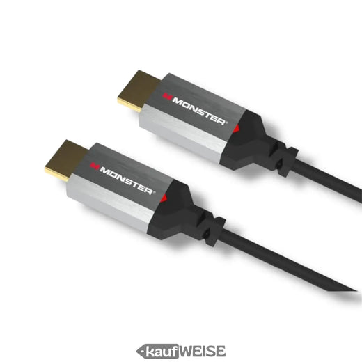 Monster Essentials HDMI Cable | 4K Ultra HD & 60Hz | 18Gbps High Speed ​​| V-Grip gold contacts