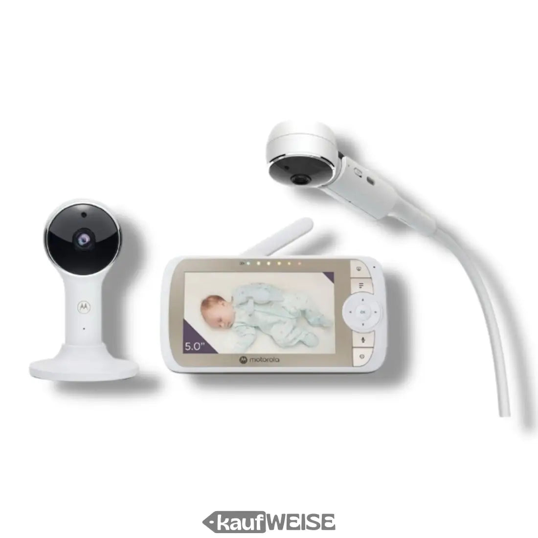 Motorola Baby VM65X Connect Video-Babyphone mit Farbdisplay und Nachtsicht