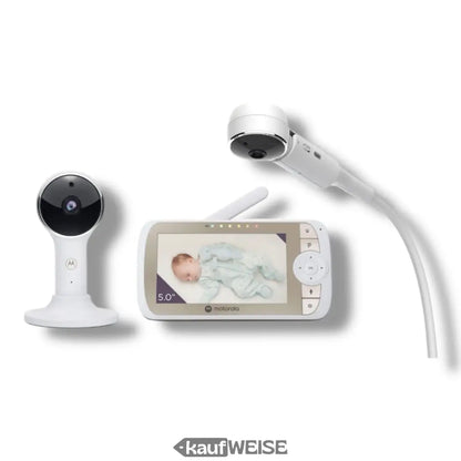 Motorola Baby VM65X Connect Video-Babyphone mit Farbdisplay und Nachtsicht auf Bild