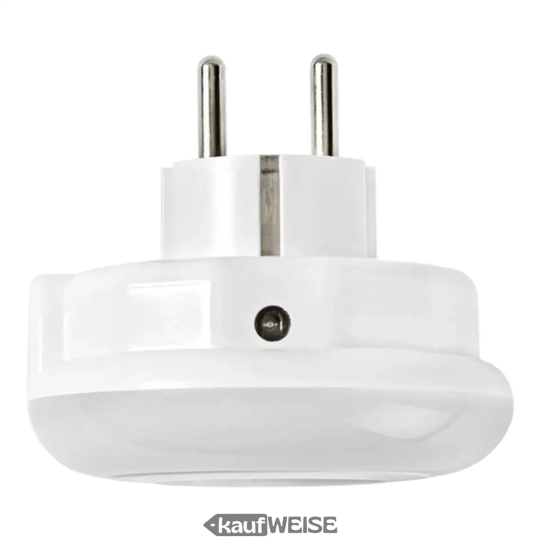 Weiße Zwei-Polig Steckeradapter für Nachtlicht mit Dämmerungssensor bei Nedis