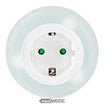 Night light - multicolored, LED, with socket and twilight sensor Nedis
