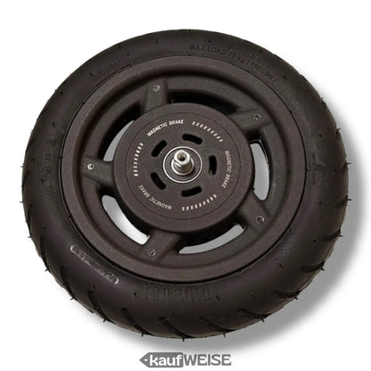 Schwarzes Gummireifen auf Magnetbremse-Hub für Ninebot Segway E25 E45 Hinterrad