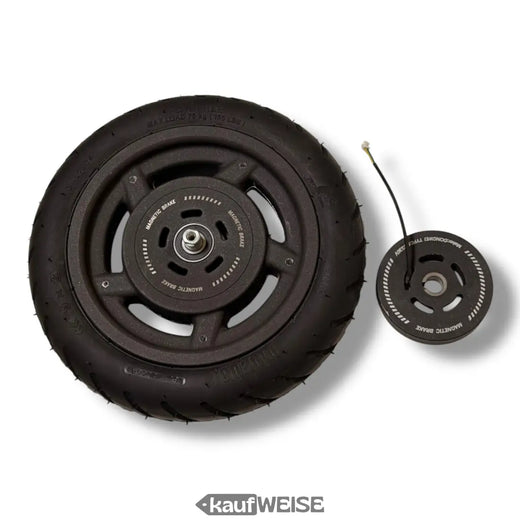 Ninebot Segway E25 & E45 Rear Wheel Complete Set | Incl. Magnetic Brake & 9" Tire | Spare Part