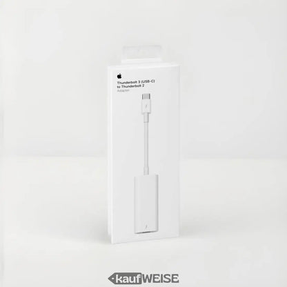 Verpackter Apple Thunderbolt 3 auf Thunderbolt 2 Adapter Produkt NEU OVP