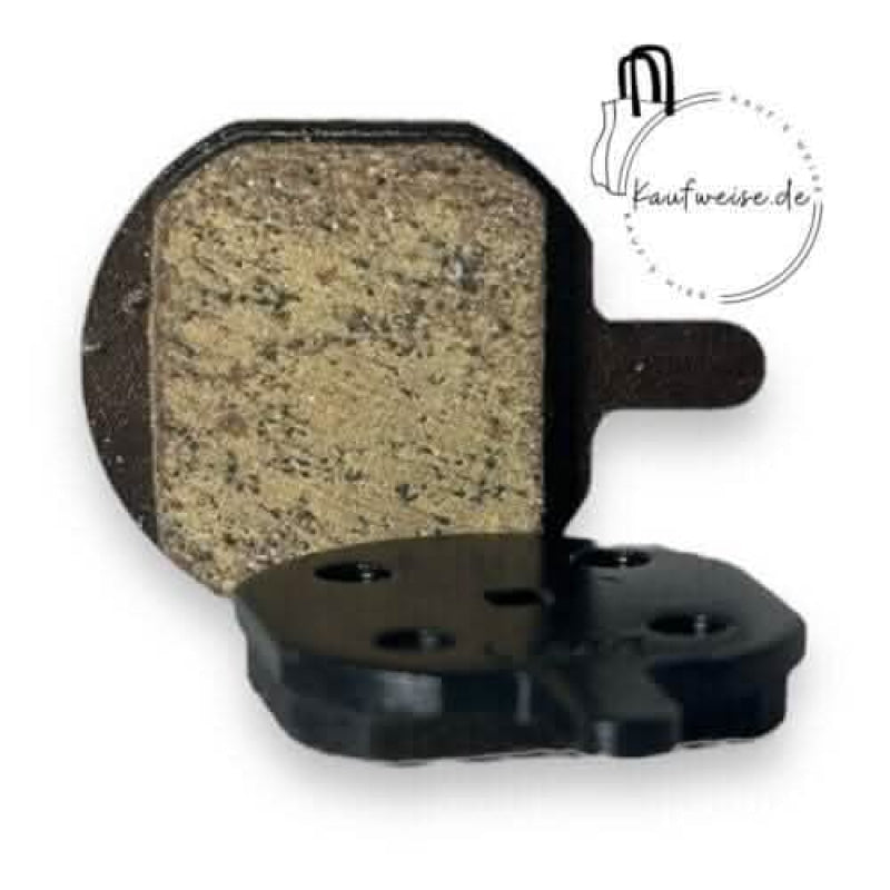 Zwei Original Vanmoof Bremsbeläge für S3 und X3 Modelle in Nahaufnahme