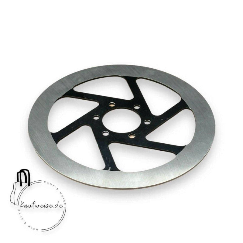 Silberne und schwarze Vanmoof Bremsscheibe 160mm für S3 und X3 Modelle