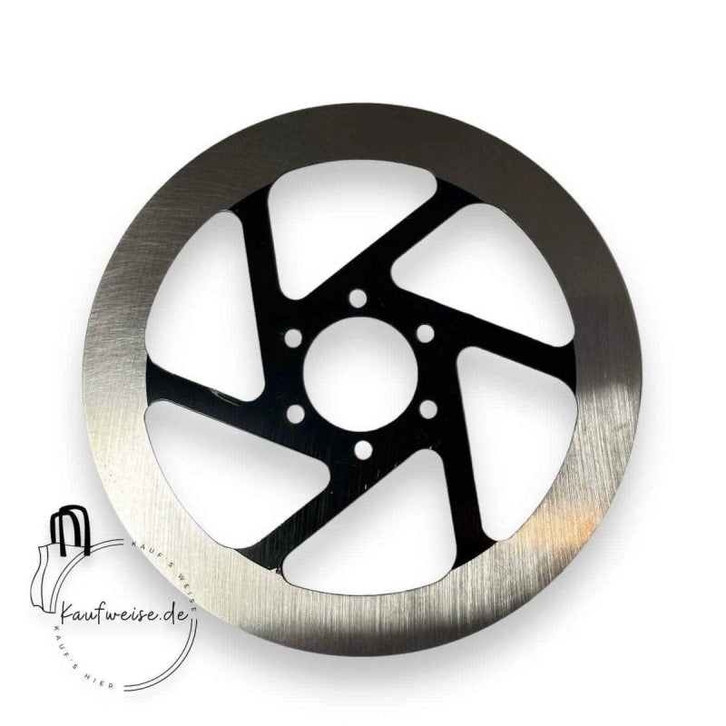 Silberne und schwarze Vanmoof Bremsscheibe 160mm für S3 und X3 Modelle