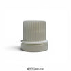 Tamper-evident seal 28 ROPP (100 pieces) | White | Screw cap with sealing ring for bottles