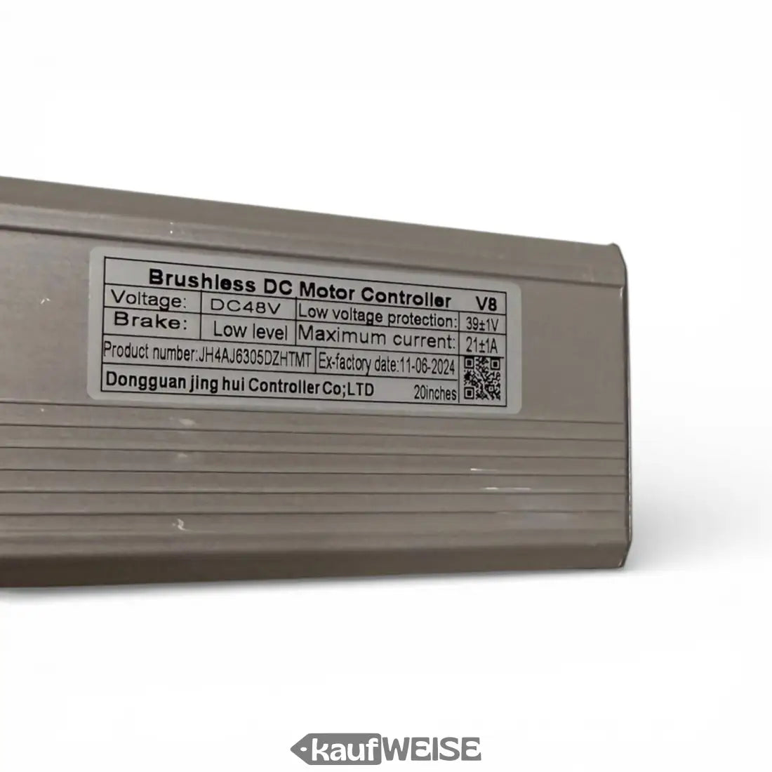 Grauer Ouxi V8 Controller 48V 21A für 20’’ Fatbike, bürstenloser DC-Motorsteuerung