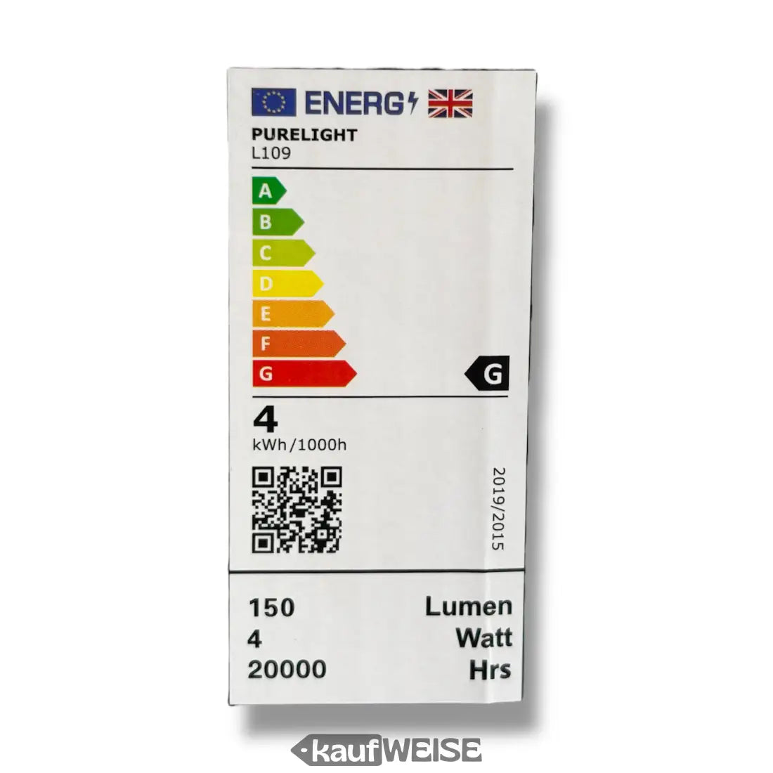 Energieeffizienzlabel für LED-Lupenleuchte 4 in 1 Standleuchte, Tischlampe