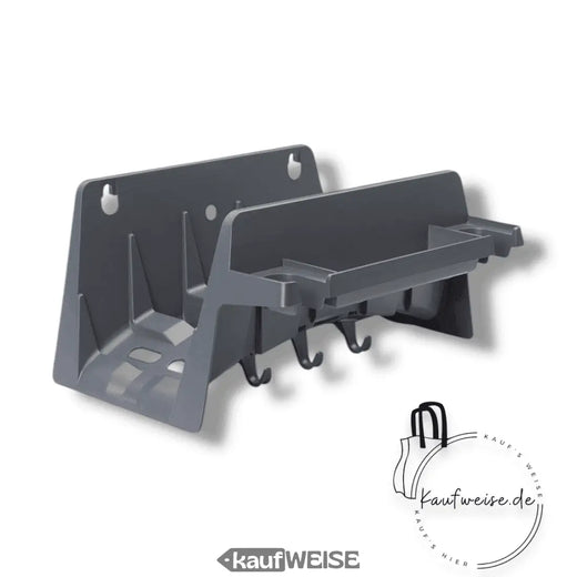 Rehau wall hose holder – robust garden hose storage | Gray | Weatherproof | Incl. mounting material
