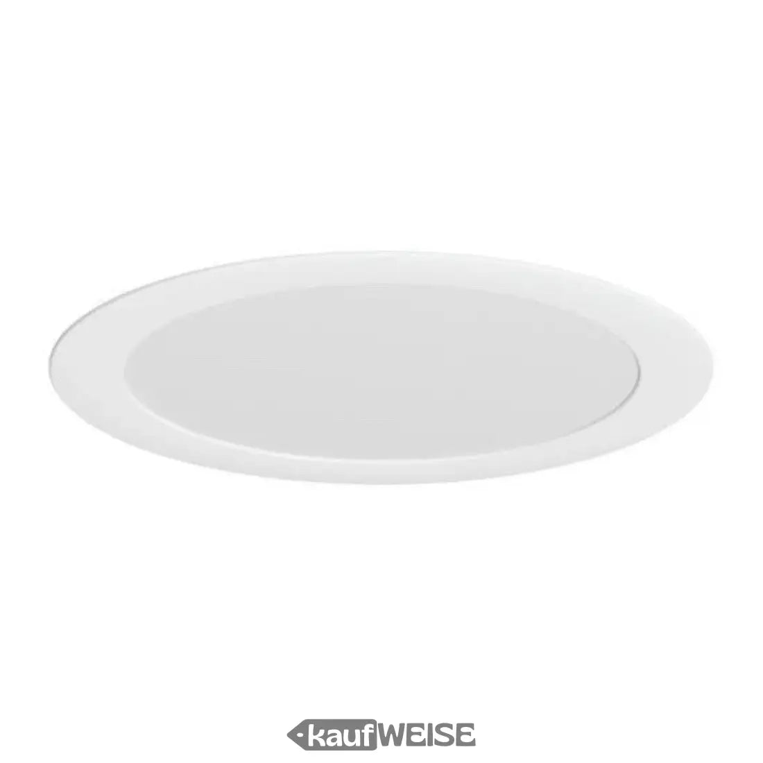 Weiße moderne RZB TOLEDO FLAT LED Einbaustrahler mit mattglasabdeckung