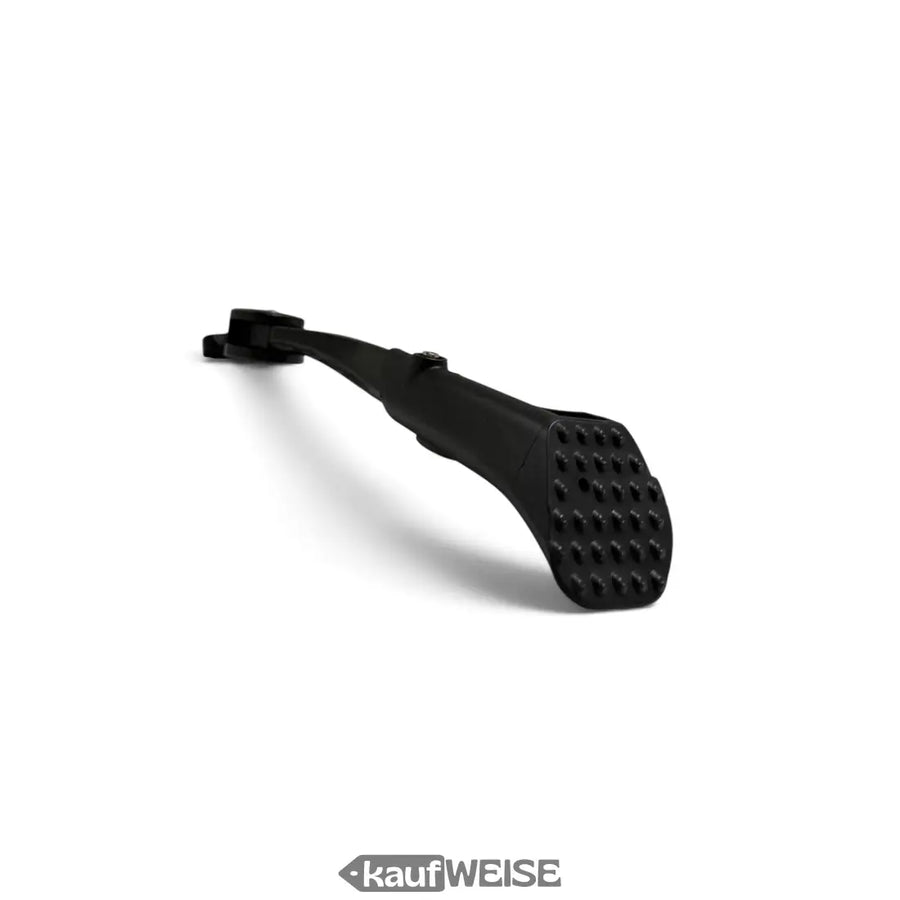 Wide rubber foot for a secure stand