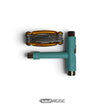 Skateboard T-Tool Kit for Summerboard Electric Skateboards | Shred Wrench & Shred Key | 8 mm Custom Size | Teal/Gold