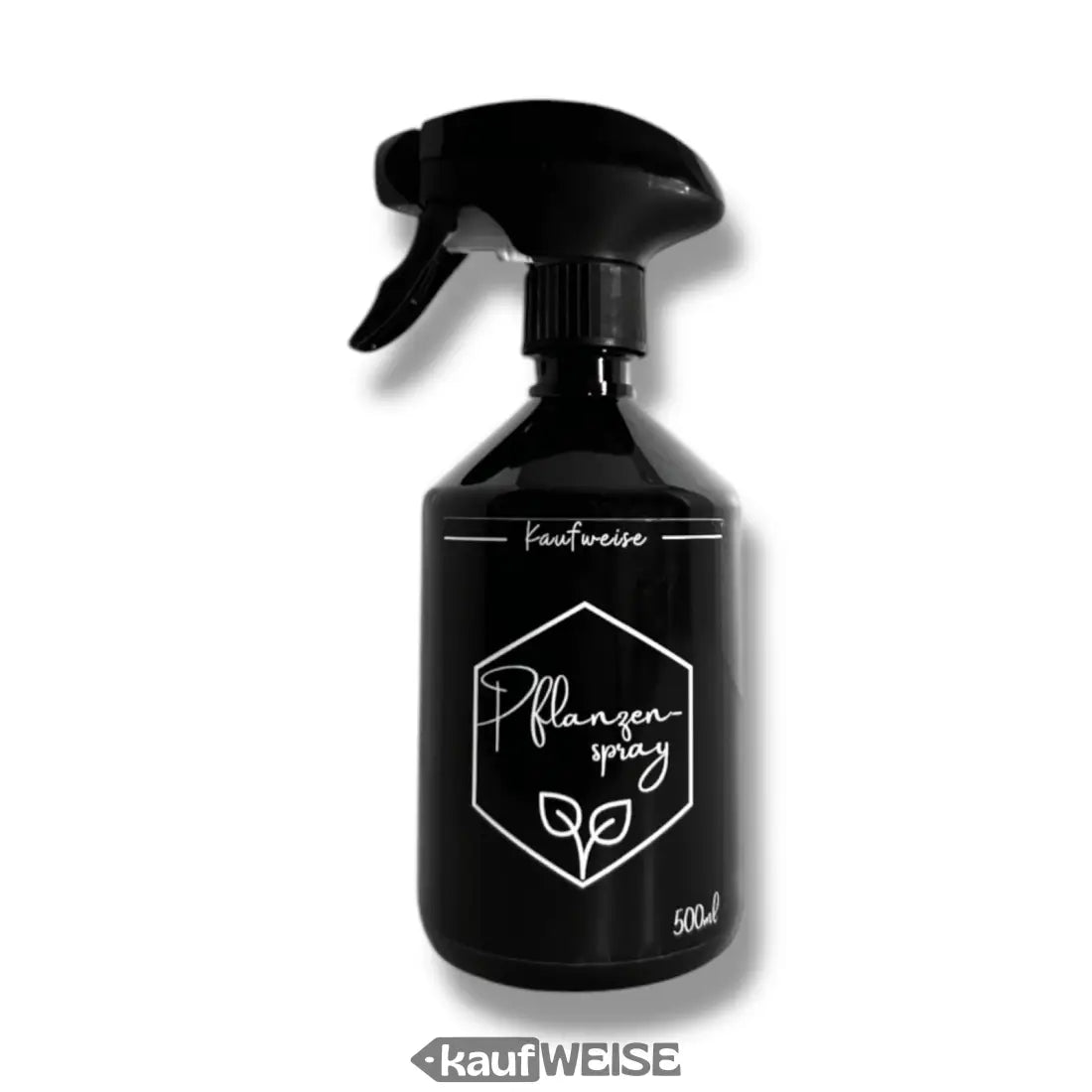 Schwarze Sprühflasche für Pflanzenpflege im 500 ml Premium Design