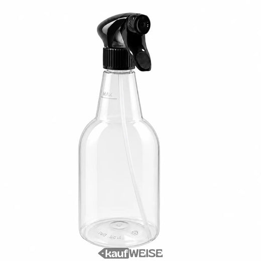 Empty Spray Bottle 750 ml, Refillable | Transparent, On/Off Spray Head | 3, 5 or 10 Pieces