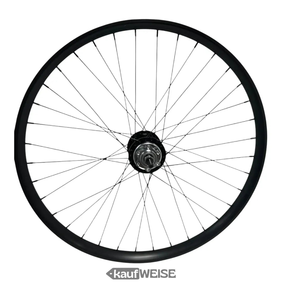 Ready-laced in the 24-inch rear wheel