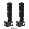 Folding aluminum footrests (pair) | Universal for 8mm recording | Pillion footrests for e-bike