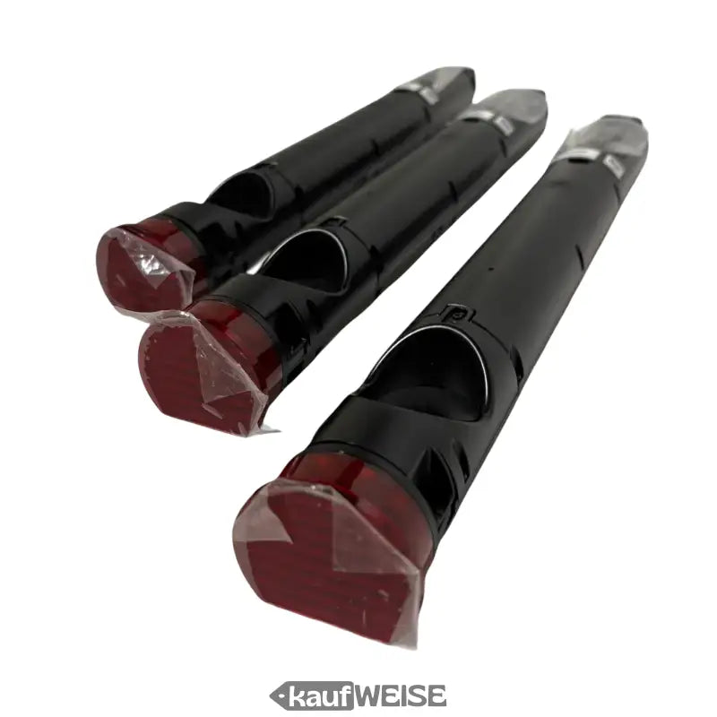 Drei schwarze Kfz-Reflektoren für die Vanmoof X3 Smart Cartridge T4