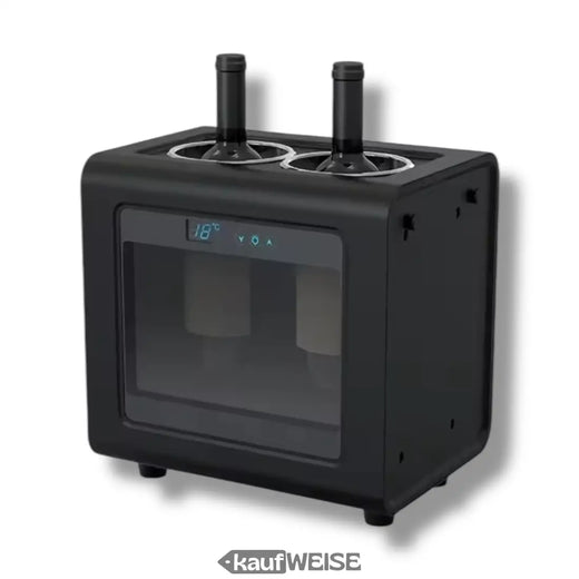 Electric wine cooler for 2 bottles - LED & Touch | 7-18°C temperature range
